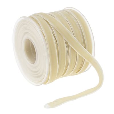 10mm * 20Y Elastic Velvet Ribbon Pink Velvet Wired Ribbon ISO9001