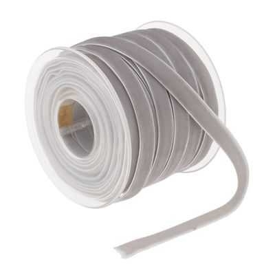 10mm * 20Y Elastic Velvet Ribbon Pink Velvet Wired Ribbon ISO9001