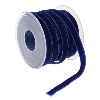 10mm * 20Y Elastic Velvet Ribbon Pink Velvet Wired Ribbon ISO9001