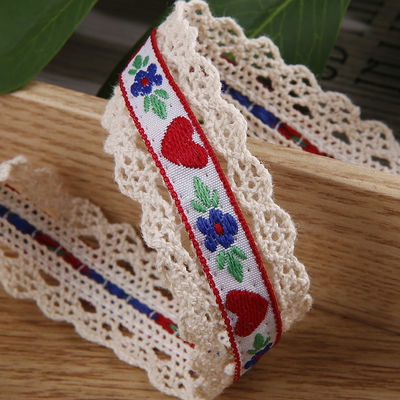2.5cm Dây mỏng Flroal Jacquard Ribbon Gift Packing Polyester Ribbon để đóng gói
