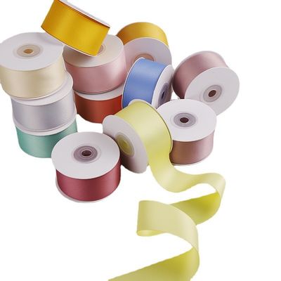 5mm-50mm Polyester Cotton Plain Knitting Ribbon Custom Cotton Ribbon cho bao bì quà tặng