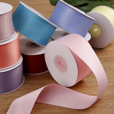 5mm-50mm Polyester Cotton Plain Knitting Ribbon Custom Cotton Ribbon cho bao bì quà tặng