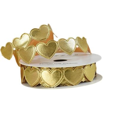 1.5cm*9m 2.5cm*9m Heart Shape Valentine's Day Polyester Gift Ribbon Để đóng gói quà tặng sang trọng
