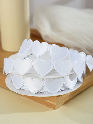 1.5cm*9m 2.5cm*9m Heart Shape Valentine's Day Polyester Gift Ribbon Để đóng gói quà tặng sang trọng
