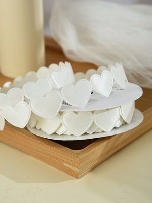 1.5cm*9m 2.5cm*9m Heart Shape Valentine's Day Polyester Gift Ribbon Để đóng gói quà tặng sang trọng
