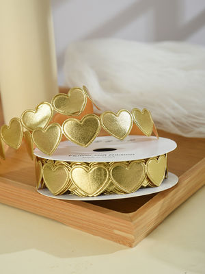 1.5cm*9m 2.5cm*9m Heart Shape Valentine's Day Polyester Gift Ribbon Để đóng gói quà tặng sang trọng