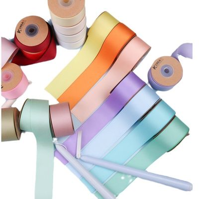 10mm-38mm*50y Polyester Cotton Ribbon Đèn bông màu tùy chỉnh