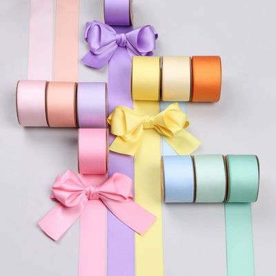 10mm-38mm*50y Polyester Cotton Ribbon Đèn bông màu tùy chỉnh