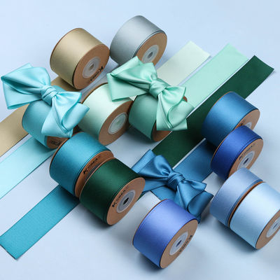 10mm-38mm*50y Polyester Cotton Ribbon Đèn bông màu tùy chỉnh