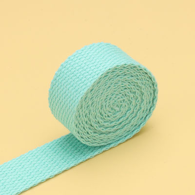 20mm-50mm đậm polyester Cotton Webbing School Bag Ba lô túi xách túi xách Canvas Strap Màu cứng Đơn giản dệt dây đai