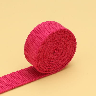 20mm-50mm đậm polyester Cotton Webbing School Bag Ba lô túi xách túi xách Canvas Strap Màu cứng Đơn giản dệt dây đai