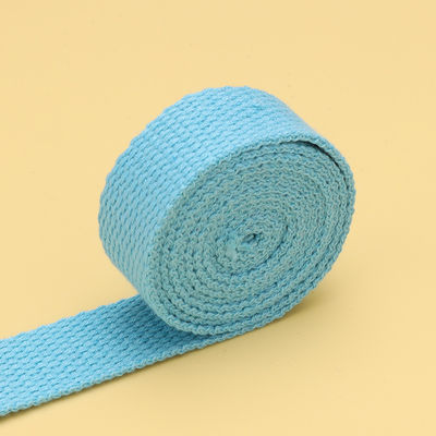 20mm-50mm đậm polyester Cotton Webbing School Bag Ba lô túi xách túi xách Canvas Strap Màu cứng Đơn giản dệt dây đai