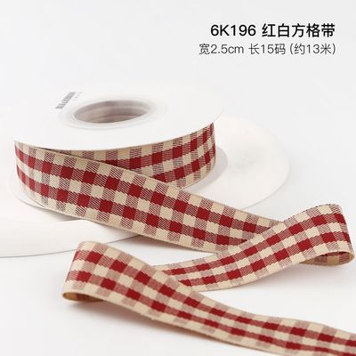 Giáng sinh LATTICE RIBBON GIFT BOX PACKING RIBBON DIY BRAY RIBBON polyester RIBBON