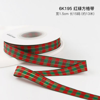 Giáng sinh LATTICE RIBBON GIFT BOX PACKING RIBBON DIY BRAY RIBBON polyester RIBBON