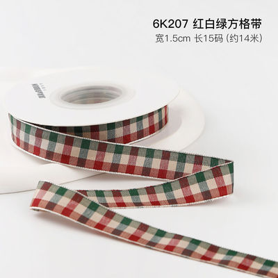 Giáng sinh LATTICE RIBBON GIFT BOX PACKING RIBBON DIY BRAY RIBBON polyester RIBBON