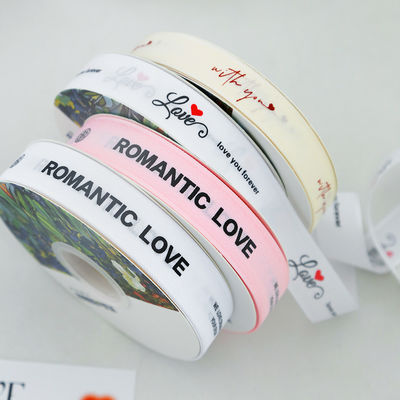 2.5cm*36m Valentine's Day Printed Ribbon cho hộp quà