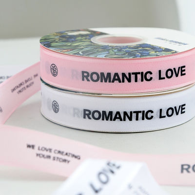 2.5cm*36m Valentine's Day Printed Ribbon cho hộp quà