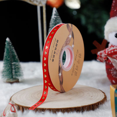 1cm*45m Chrytsmas Ribbon in cho gói quà tặng và phụ kiện may mặc
