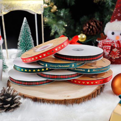 1cm*45m Chrytsmas Ribbon in cho gói quà tặng và phụ kiện may mặc