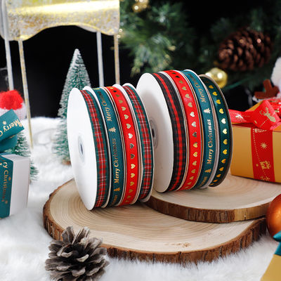 1cm*45m Chrytsmas Ribbon in cho gói quà tặng và phụ kiện may mặc