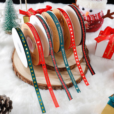 1cm*45m Chrytsmas Ribbon in cho gói quà tặng và phụ kiện may mặc