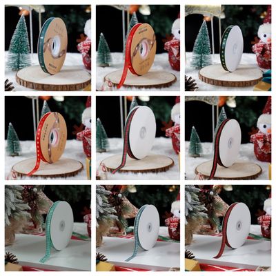 1cm*45m Chrytsmas Ribbon in cho gói quà tặng và phụ kiện may mặc