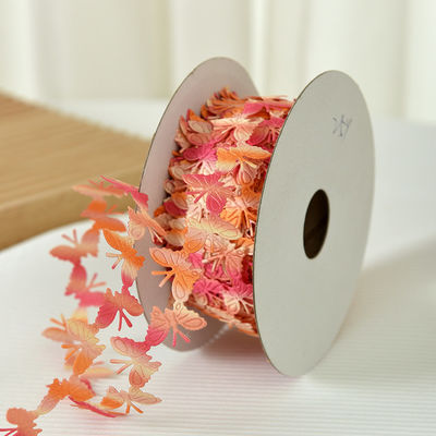 2cm * 25y Ultrasonic Butterfly Ribbon cho gói quà tặng và phụ kiện may mặc