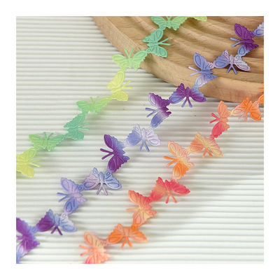 2cm * 25y Ultrasonic Butterfly Ribbon cho gói quà tặng và phụ kiện may mặc