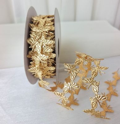 2cm * 25y Ultrasonic Butterfly Ribbon cho gói quà tặng và phụ kiện may mặc