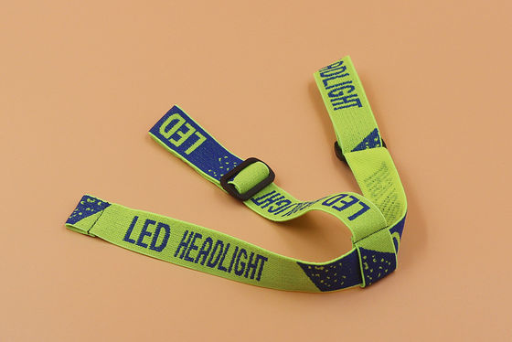 2.5cm Jacquard Elastic Ribbon And Webbing For Head Lamp Head Light And Garment Accessories (Thiết bị phụ kiện đèn đầu và quần áo)