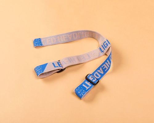2.5cm Jacquard Elastic Ribbon And Webbing For Head Lamp Head Light And Garment Accessories (Thiết bị phụ kiện đèn đầu và quần áo)