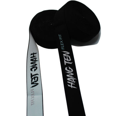 4.4cm Jacquard Logo tùy chỉnh Elastic Ribbon And Webbing For Garment Accessories Waist Band