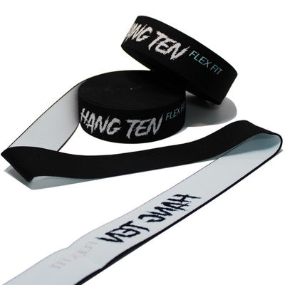 4.4cm Jacquard Logo tùy chỉnh Elastic Ribbon And Webbing For Garment Accessories Waist Band
