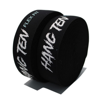 4.4cm Jacquard Logo tùy chỉnh Elastic Ribbon And Webbing For Garment Accessories Waist Band