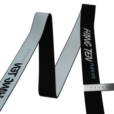 4.4cm Jacquard Logo tùy chỉnh Elastic Ribbon And Webbing For Garment Accessories Waist Band