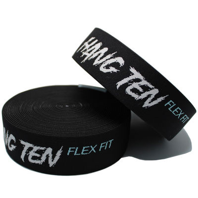 4.4cm Jacquard Logo tùy chỉnh Elastic Ribbon And Webbing For Garment Accessories Waist Band