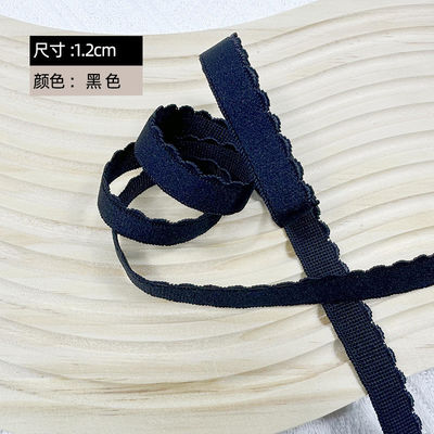 Các phụ kiện may mặc Ribbon 1.2cm Bìa dệt Polyester Elastic Bra Strap với các tính năng thân thiện với môi trường