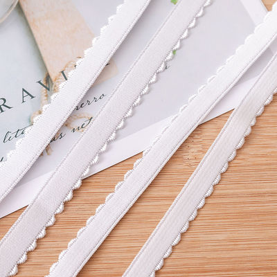 Các phụ kiện may mặc Ribbon 1.2cm Bìa dệt Polyester Elastic Bra Strap với các tính năng thân thiện với môi trường