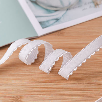 Các phụ kiện may mặc Ribbon 1.2cm Bìa dệt Polyester Elastic Bra Strap với các tính năng thân thiện với môi trường