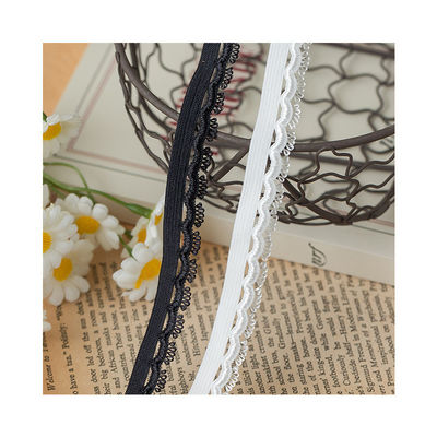 Head Light Occasion 1.5cm Vải đan mắt Xét Polyester Elastic Bra Strap Ribbon For Garment Accessories