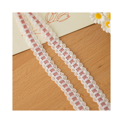 1.7cm Dây đan dệt cạnh polyester đàn hồi áo ngực dây chuyền cho phụ kiện may mặc