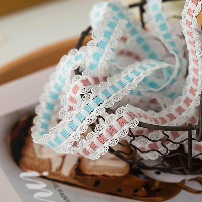 1.7cm Dây đan dệt cạnh polyester đàn hồi áo ngực dây chuyền cho phụ kiện may mặc