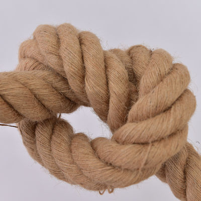 6mm-60mm vàng jute 3 sợi dây xoắn được áp dụng trong trang trí hoặc dây câu cá biển