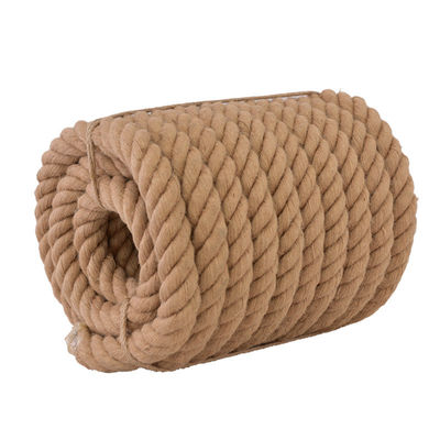 6mm-60mm vàng jute 3 sợi dây xoắn được áp dụng trong trang trí hoặc dây câu cá biển
